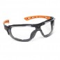 Lunettes Eurolux noir/orange, incolore anti-buée