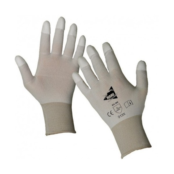 Gants nylon bouts des doigts enduits MF101