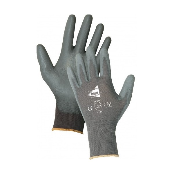 Gants nylon enduit PU gris MF103 - Lot de 10 paires