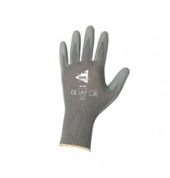 Gants nylon enduit PU gris MF103 - Lot de 10 paires