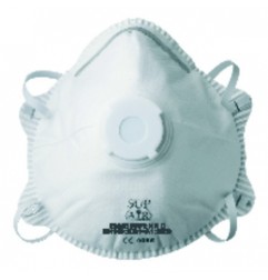 Masque FFP2 NR D avec coque valve - Boîte de 10pcs