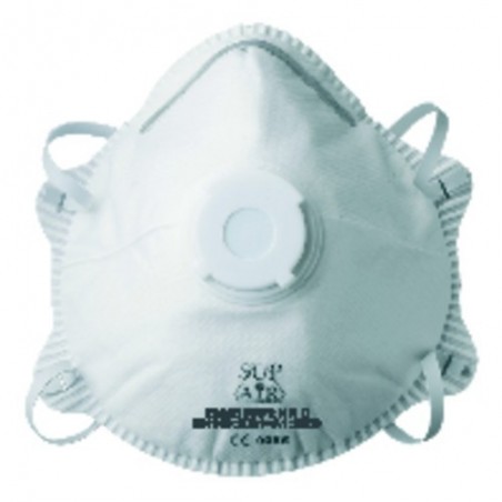 Masque FFP2 NR D avec coque valve - Boîte de 10pcs