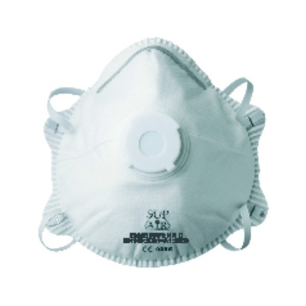 Masque FFP2 NR D avec coque valve - Boîte de 10pcs