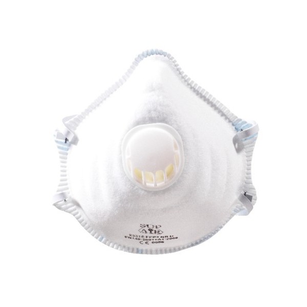 Masque FFP2 NR D PREM'S avec coque valve - Boîte de 10pcs