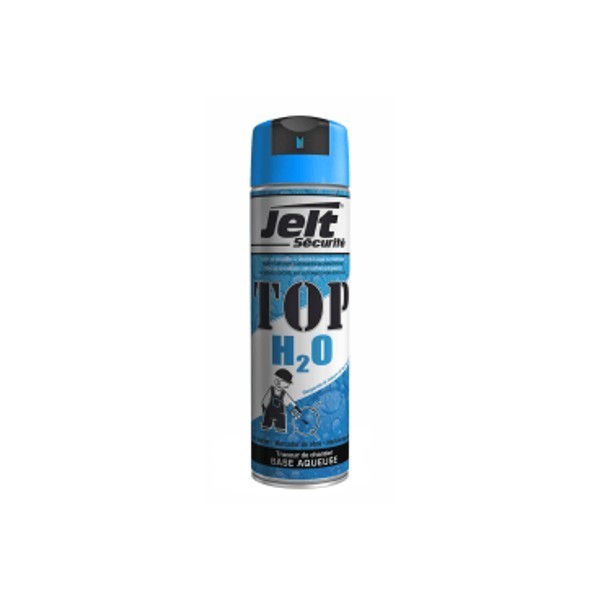 Peinture pour Traçage sur Chantier Top H20 Bleu 500ml