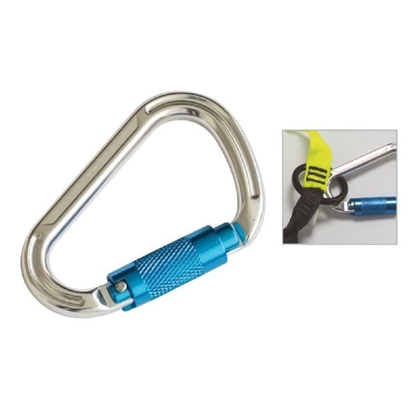 Mousqueton 1/4 de Tour avec Verrouillage Automatique Twist Lock Ouverture 22mm