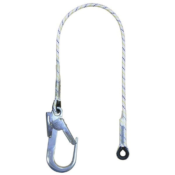 Longe de Sécurité Diamètre 10,5mm avec Cordage Polyamide Tressé - 1m